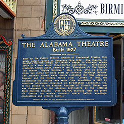 The Alabama Theater Historical Marker