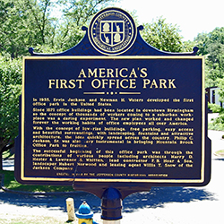 America's First Office Park Historical Marker