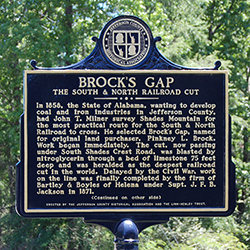 Brock's Gap Historical Marker