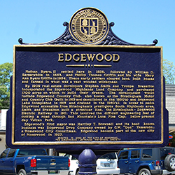 Edgewood Historical Marker