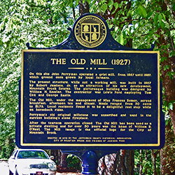 The Old Mill Historical Land Marker