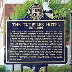 The Tutwiler Hotel Historical Marker